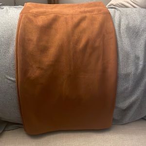 Suede Skirt